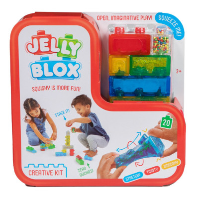 Дитячий сенсорний конструктор "Набір креативу" Jelly Blox 931692 20 деталей Дитячий сенсорний конструктор "Набір креативу" Jelly Blox 931692 20 деталей