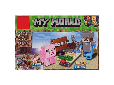 Конструктор дитячий "Minecraft" 66024K-2 42 деталі