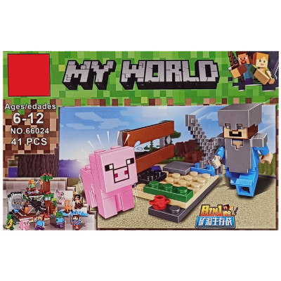 Конструктор дитячий "Minecraft" 66024K-2 42 деталі