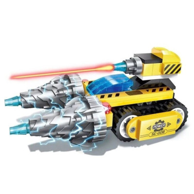 Дитячий Конструктор Qman 1408-1-8 транспорт 76 дет Digging Machine