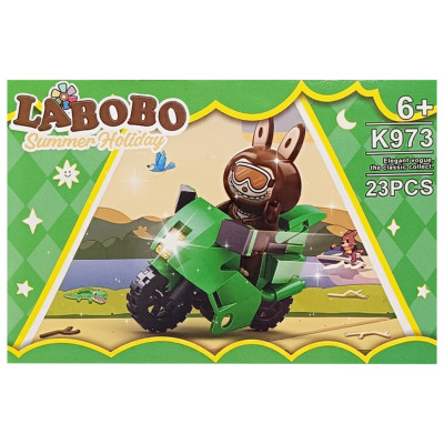 Дитячий конструктор Summer holiday LABUBU K973A-1 23 деталі