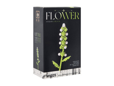 Конструктор дитячий Flower M5026-25 елементи для створення стебла та пелюсток