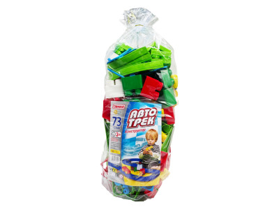 Конструктор дитячий "Автотрек” 70262 73 деталі паяний пакет