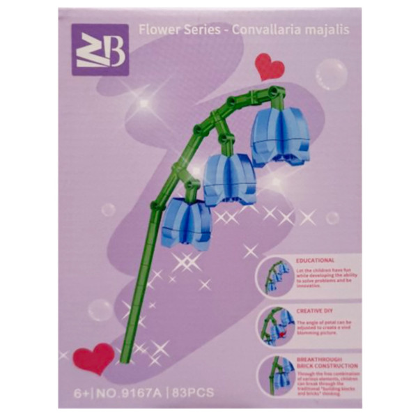 Конструктор дитячий "Convallaria majalis" 9119A-9167A 83 деталі Конструктор дитячий "Convallaria majalis" 9119A-9167A 83 деталі