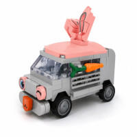 Дитячий конструктор Bunny Bus BB121E-A серії "Animal Bus" 104 деталі