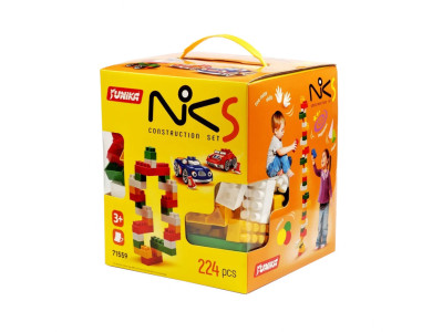 Дитячий конструктор з великими деталями "NIK-5" 71559 224 деталі
