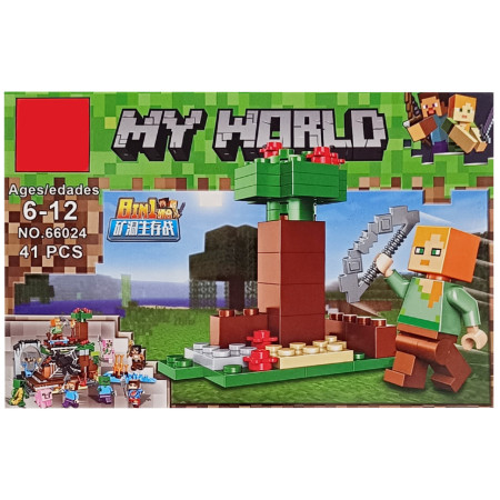 Конструктор дитячий "Minecraft" 66024K-3 42 деталі