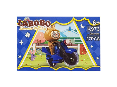 Дитячий конструктор Summer holiday LABUBU K973A-2 27 деталей
