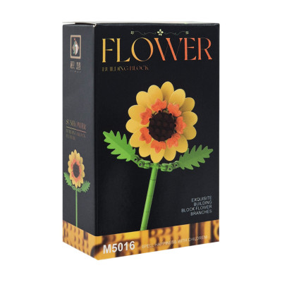 Конструктор дитячий Flower M5026-16 елементи для створення стебла та пелюсток