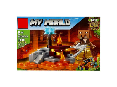 Дитячий конструктор "Minecraft" MG692-6 42 деталі Дитячий конструктор "Minecraft" MG692-6 42 деталі