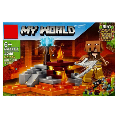 Дитячий конструктор "Minecraft" MG692-6 42 деталі Дитячий конструктор "Minecraft" MG692-6 42 деталі