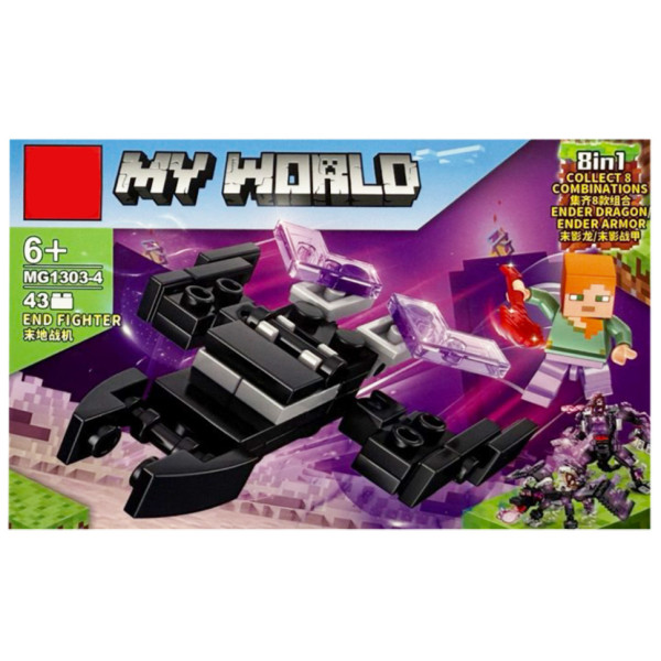 Дитячий конструктор "Minecraft" MG1303-4 43 деталі Дитячий конструктор "Minecraft" MG1303-4 43 деталі