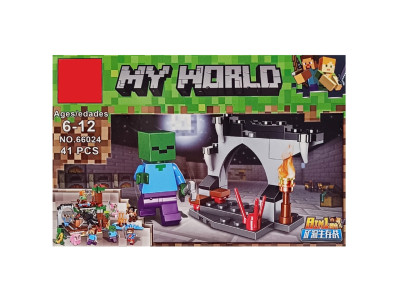 Конструктор дитячий "Minecraft" 66024K-4 40 деталей