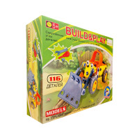 Конструктор дитячий Build&Play "Бульдозер" Keedo J-108A 116 елементів