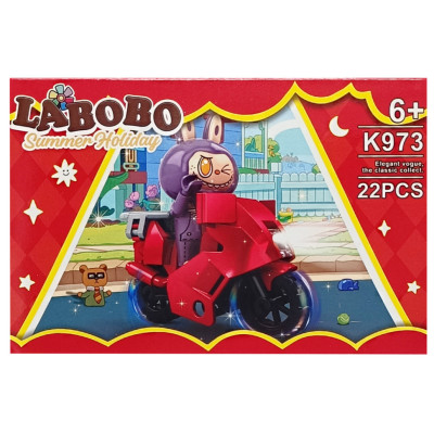 Дитячий конструктор Summer holiday LABUBU K973A-3 22 деталі