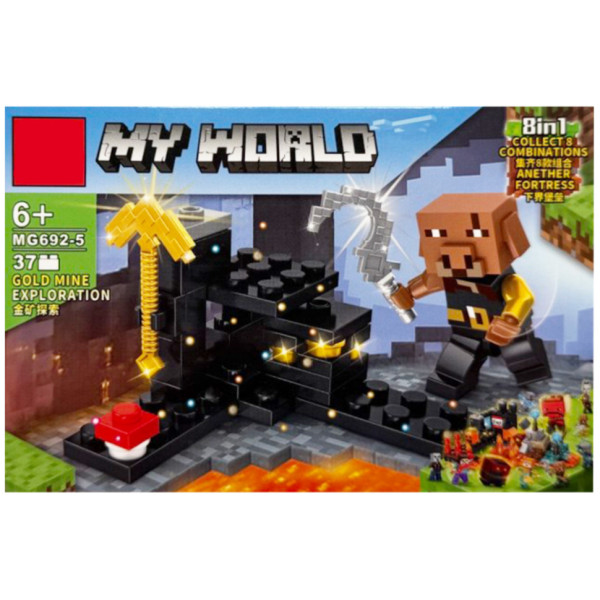 Дитячий конструктор "Minecraft" MG692-5 37 деталей Дитячий конструктор "Minecraft" MG692-5 37 деталей
