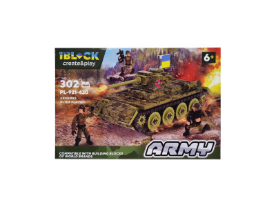 Конструктор Армія IBLOCK PL-921-430 3 фігурки військових Вид 3
