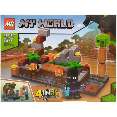 Конструктор "Minecraft" 64001-1, 105 деталей