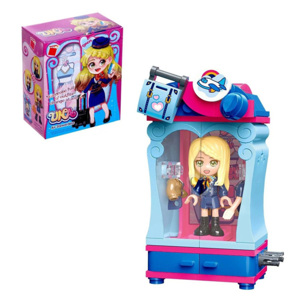 Конструктор Bambi 34011-1/8 фігурка, аксесуари Бортпровідниця Конструктор Bambi 34011-1/8 фігурка, аксесуари Бортпровідниця