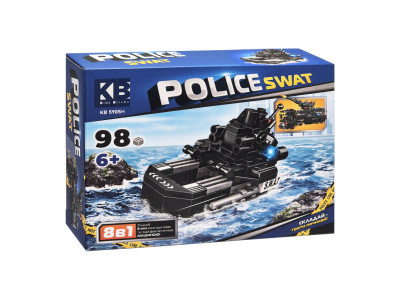 Дитячий конструктор Police SWAT KB 5905H пластик 98 деталей Дитячий конструктор Police SWAT KB 5905H пластик 98 деталей