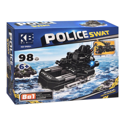 Дитячий конструктор Police SWAT KB 5905H пластик 98 деталей