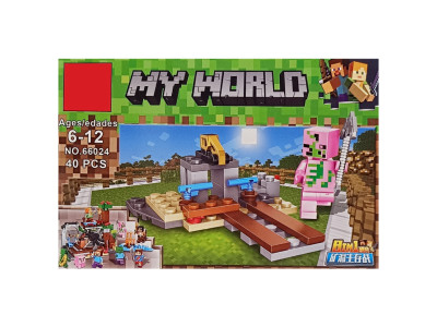 Конструктор дитячий "Minecraft" 66024K-5 41 деталь