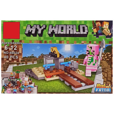 Конструктор дитячий "Minecraft" 66024K-5 41 деталь