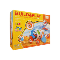 Конструктор дитячий Build&Play "Бульдозер + Вертоліт" HANYE J-101B 117 елемента