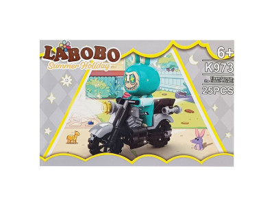 Дитячий конструктор Summer holiday LABUBU K973A-4 25 деталей