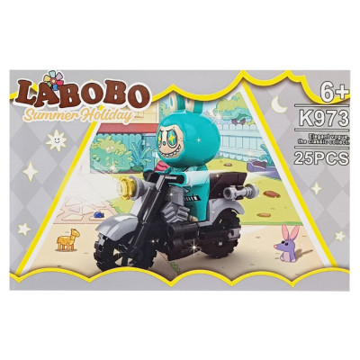 Дитячий конструктор Summer holiday LABUBU K973A-4 25 деталей
