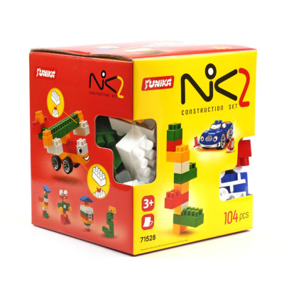 Конструктор дитячий "NIK-2" 71528 104 великих деталей
