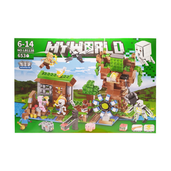 Конструктор "MINECRAFT" LB1138 653 деталі Конструктор "MINECRAFT" LB1138 653 деталі