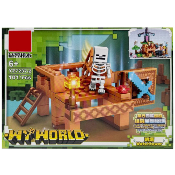 Дитячий конструктор "Minecraft" YZ7237-2 101 деталь Дитячий конструктор "Minecraft" YZ7237-2 101 деталь