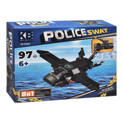 Дитячий конструктор Police SWAT KB 5905G пластик 97 деталей