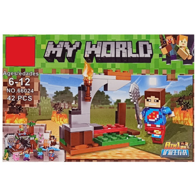 Конструктор дитячий "Minecraft" 66024K-6 41 деталь