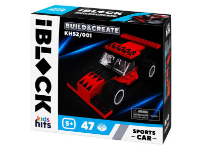 Дитячий конструктор IBLOCK JUNIOR KH52/001(Red) 47 деталей