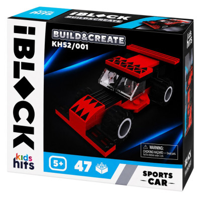 Дитячий конструктор IBLOCK JUNIOR KH52/001(Red) 47 деталей Дитячий конструктор IBLOCK JUNIOR KH52/001(Red) 47 деталей