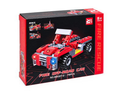Дитячий конструктор "Fire Rescue" 88027-2 78 деталей Дитячий конструктор "Fire Rescue" 88027-2 78 деталей