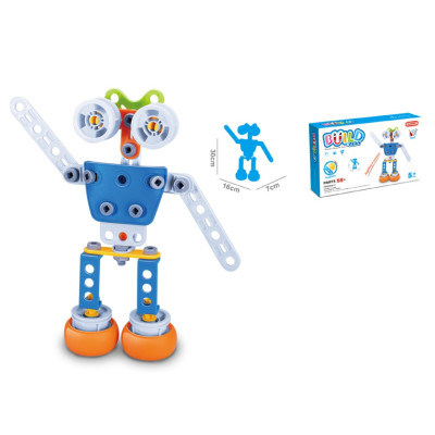 Конструктор дитячий Build&Play "Робот" Keedo J-7709, 59 елемента