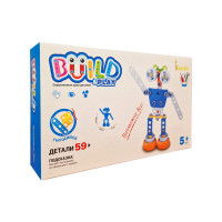 Конструктор дитячий Build&Play "Робот" Keedo J-7709 59 елемента