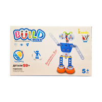 Конструктор дитячий Build&Play "Робот" Keedo J-7709 59 елемента