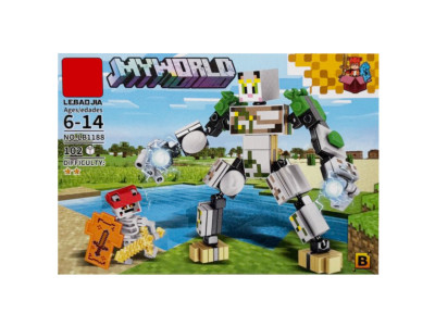 Дитячий конструктор "Minecraft" LB1188-B 102 деталі Дитячий конструктор "Minecraft" LB1188-B 102 деталі