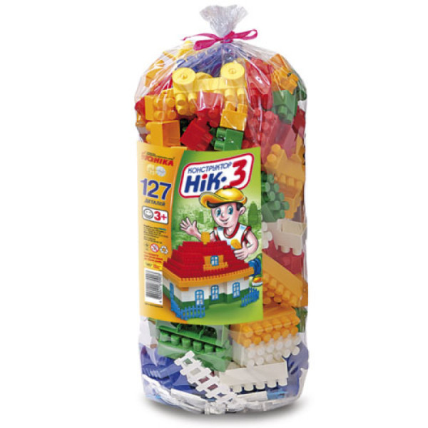 Конструктор з великими деталями "НІК - 3" 70903 127 елементів