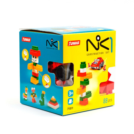 Конструктор дитячий "NIK-1" 71511 88 великих деталей