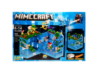 Конструктор "Minecraft" LB606, 503 елементи, LED
