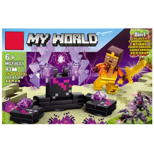 Дитячий конструктор "Minecraft" MG1303-1 43 деталі
