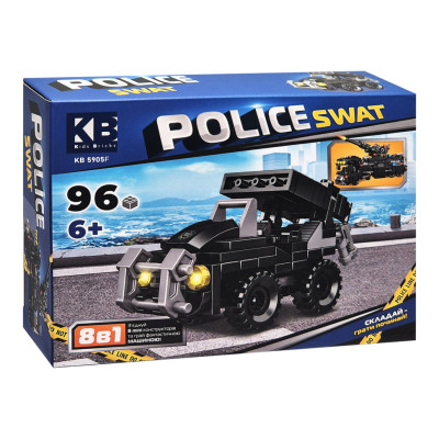 Дитячий конструктор Police SWAT KB 5905F пластик 96 деталей