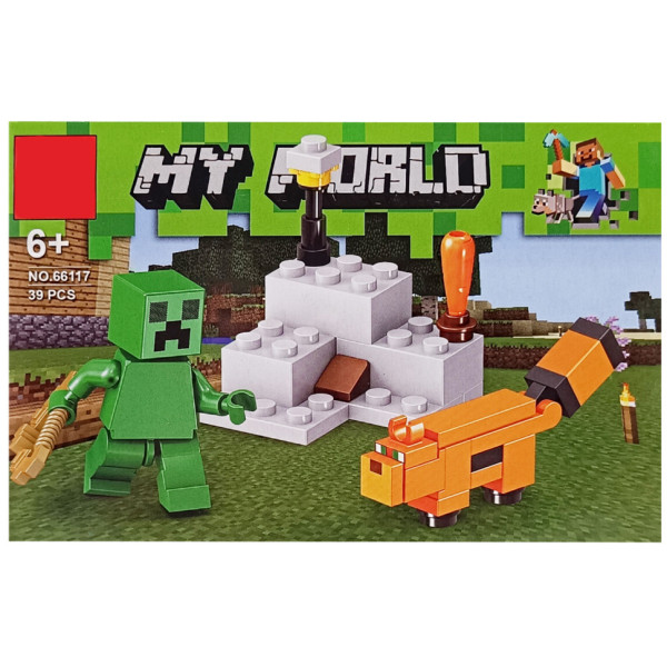 Конструктор дитячий "Minecraft" 66117-8 40 деталей Конструктор дитячий "Minecraft" 66117-8 40 деталей