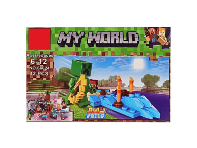 Конструктор дитячий "Minecraft" 66024K-7, 41 деталь