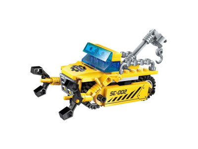 Дитячий Конструктор Qman 1408-1-8 транспорт 76 дет Mobile Crane